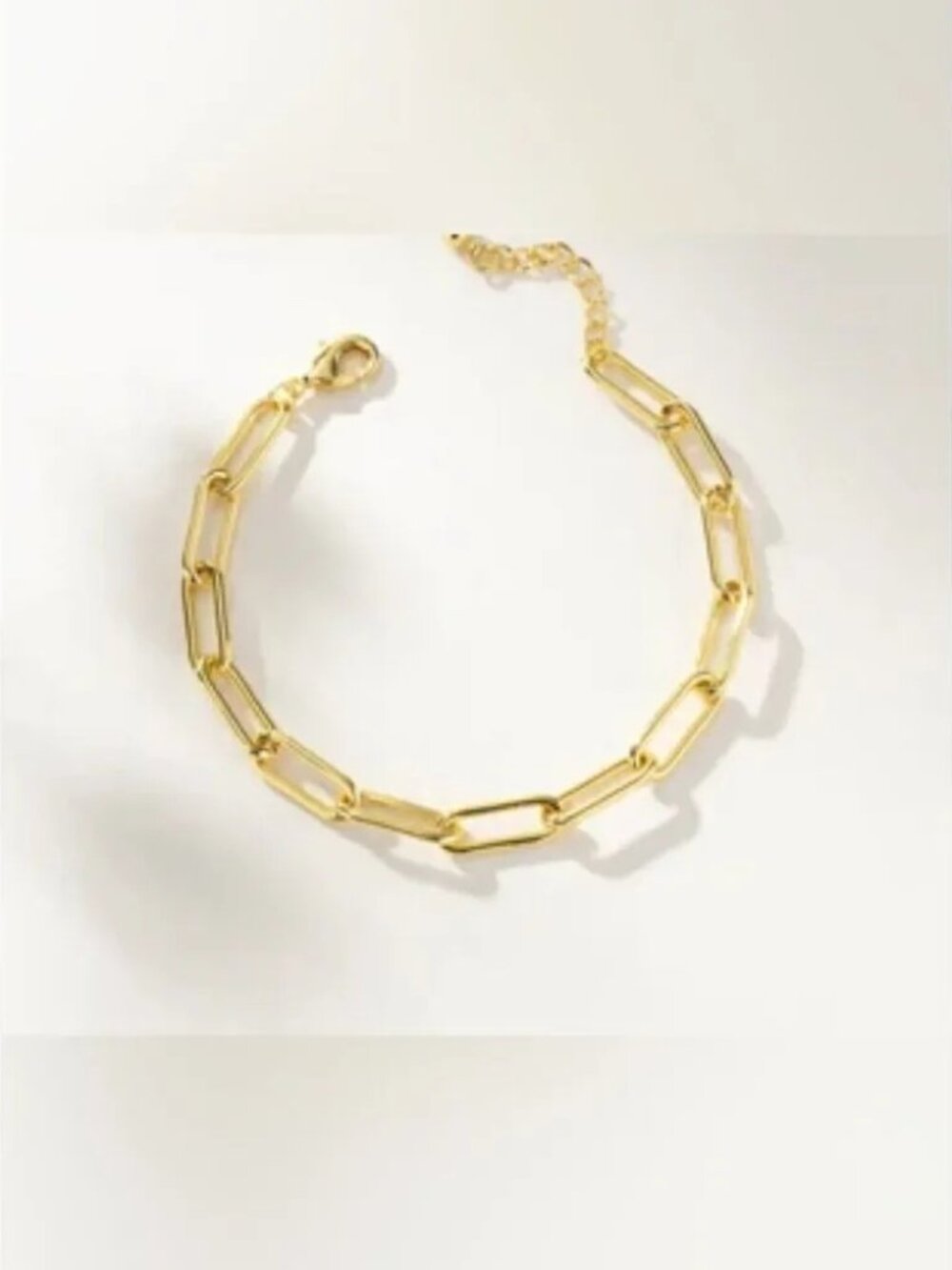 Paperclip Chain Bracelet N1058